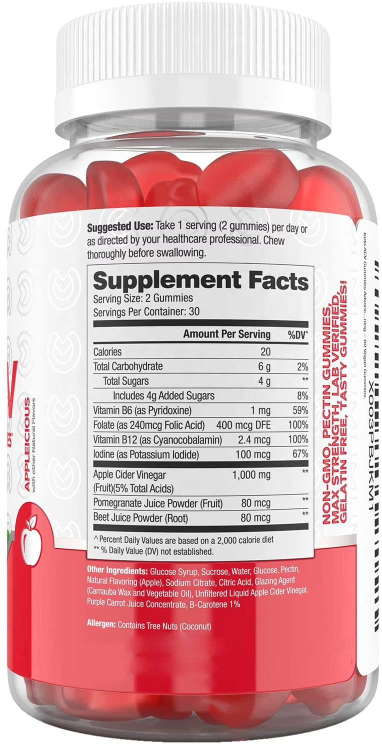 Hot Sale Slimming Apple Gummies Weight Loss Products